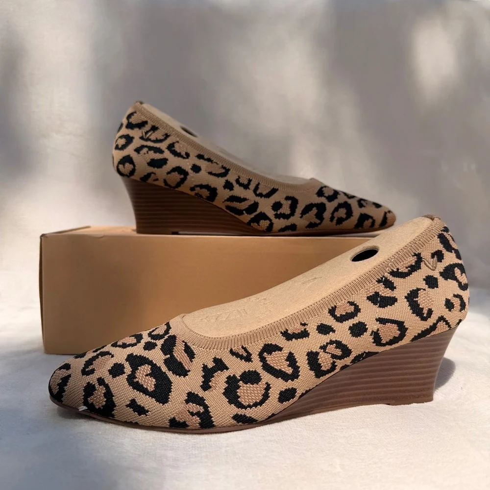VIVAIA Margot‎ Wedge Pro Leopard Flats | EU 41.5 / US 10